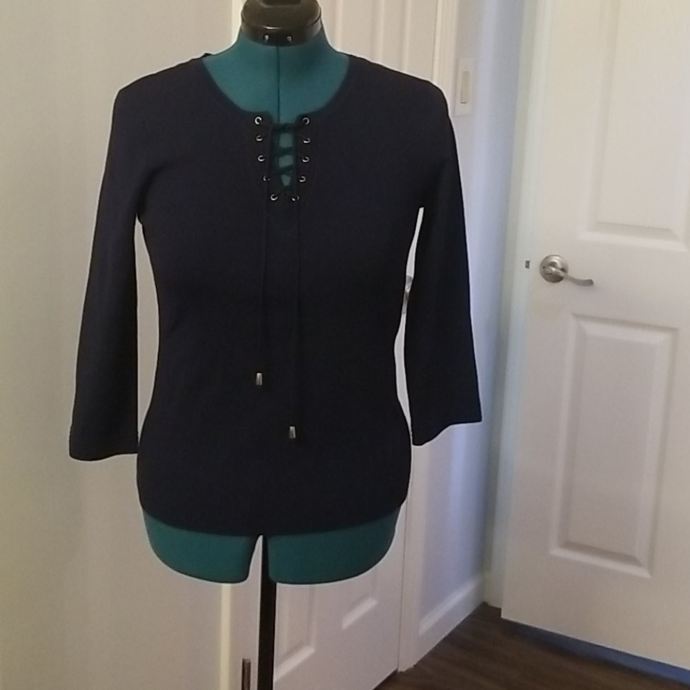 NWT Cable & Gauge blouse size L